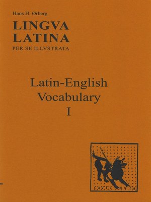 cover image of Latin-English Vocabulary I